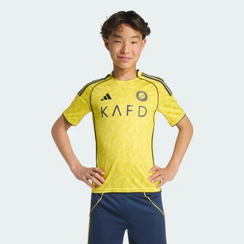 Дитяче домашнє джерсі Al Nassr FC 25/26 Home Kids adidas JN7981 (176) жовтий (4068807120440)