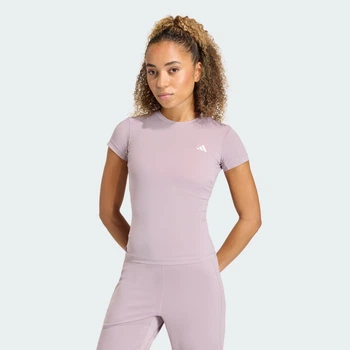 Жіноча футболка Power Essentials Workout Contour adidas KD0113 (XS) фіолетовий (4068815219648)