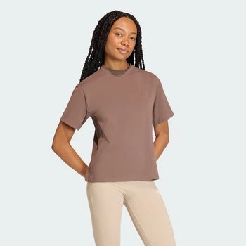 Женская футболка Regular adidas KC8893 (2XL) коричневый (4068821006768)