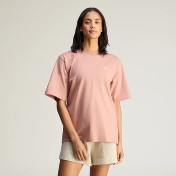 Женская футболка adidas by Stella McCartney Loose adidas JZ0696 (L) коричневый (4068814615717)