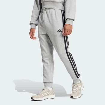 Мужские джоггеры Essential 3-Stripes French Terry adidas JE6346 (S) серый (4067905314713)