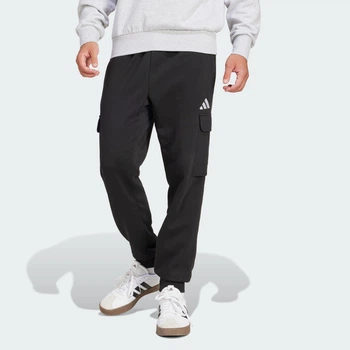 Чоловічі джогери Essentials Feelcozy Fleece Cargo adidas JE3820 (2XL) чорний (4067906136666)