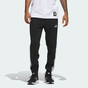 Чоловічі джогери Essentials 3-Stripes Fleece adidas JD1861 (XS) чорний (4067902760957)