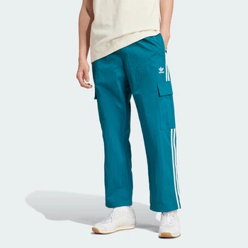 Мужские спортивные брюки Adicolor Classics 3-Stripes Cargo adidas IZ3065 (S) бирюзовый (4067898720133)
