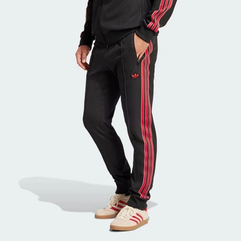 Мужские архивные спортивные брюки Manchester United Terrace Icons adidas JF0359 (2XL) черный (4067904354765)