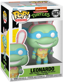 Фигурка Леонардо с пасхальным яйцом — Funko Pop! TMNT: LEONARDO WITH EASTER EGG #1667