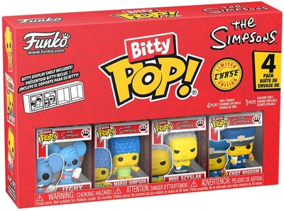 Набір фігурок Чух — Funko Bitty Pop! THE SIMPSONS — ITCHY (4 фігурки в ас.)