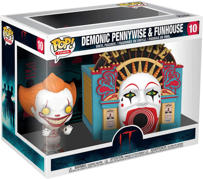 Набор Пеннивайз и Дом Смеха — Funko Pop! Town: IT CHAPTER TWO — DEMONIC PENNYWISE WITH FUNHOUSE #10