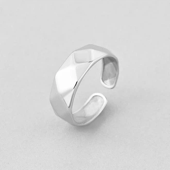 Серебряное кольцо Лазурит минимализм Регулируемый (10249-18,0р)