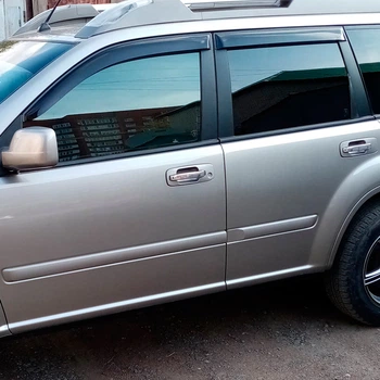 Дефлекторы окон VL-Tuning на Nissan X-Trail (T30) 2001-2007 (накладные)