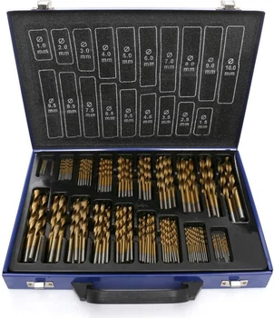 Zestaw wierteł tytanowych Tagred HSS-TIN 170 szt. TA1313 (5903293501962)
