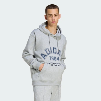 Мужское худи VARSITY adidas KE2239 (XL) серый (4068805113789)