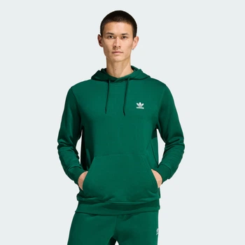 Мужское худи Trefoil Essentials French Terry adidas KD1310 (S) зеленый (4068822208871)