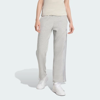 Женские спортивные брюки Holiday 3-Stripes Fleece Open-Hem adidas JM1888 (L) серый (4068807369597)