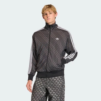 Мужская олимпийка FIREBIRD LOOSE MONOGRAM adidas KC9158 (XS) черный (4068822221511)