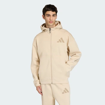 Мужское худи New adidas Z.N.E. Full-Zip adidas KE4680 (XL) бежевый (4068822775045)