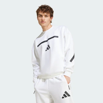 Мужской свитшот New adidas Z.N.E. adidas JF2451 (M) белый (4067896506494)
