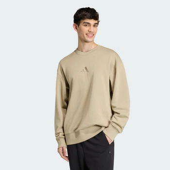 Мужской свитшот ALL SZN French Terry Crew adidas KC3149 (XS) коричневый (4068822827799)