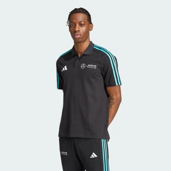 Мужская футболка-поло Mercedes - AMG Petronas Formula One Team DNA adidas JV5430 (XS) черный (4068802910824)