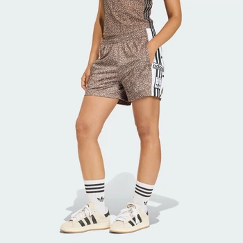 Женские шорты AOP ADI-BREAK adidas KD8821 (L) коричневый (4068805000300)