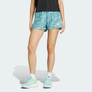 Жіночі шорти Adi365 Running Essentials Brand Love adidas JN6142 (XL 10 см) бірюзовий (4068808021951)