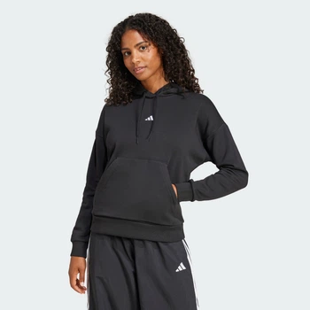 Женское худи Essentials Small Logo Feel Cozy adidas JN1861 (S) черный (4067902862439)