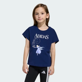 Детская футболка ADIDAS DISNEY FROZEN adidas JZ7664 (140) синий (4068821322196)