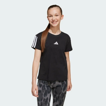 Детская футболка Essentials Kids adidas JJ0946 (128) черный (4067901502640)