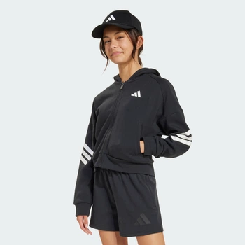 Дитяча толстовка Future Icons 3-Stripes Kids adidas JJ4847 (128) чорний (4067905888290)