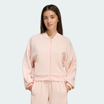 Дитяча олімпійка FUTURE ICONS 3 STRIPES FULL ZIP adidas KR2255 (116) рожевий (4068819706250)