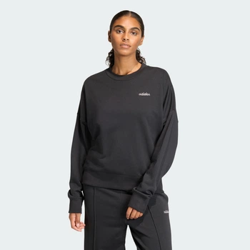 Женский свитшот Seasonal Essentials Colorpop with Embroidered Graphic adidas KC3995 (XS) черный (4068822108065)