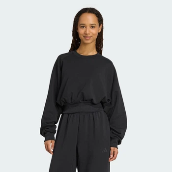 Женский свитшот ALL SZN Soft Lux Loose adidas JM3836 (M) черный (4068808650977)