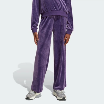Детские спортивные брюки Seasonal Essentials Kids Girl Holiday Pack Wide Leg adidas JW2440 (164) фиолетовый (4068808401180)