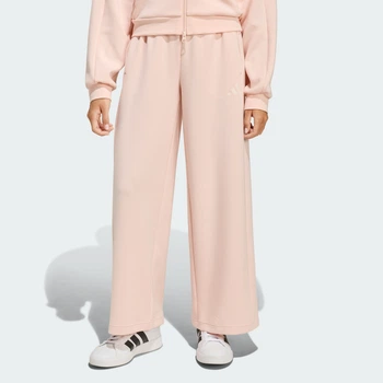 Дитячі спортивні штани FUTURE ICONS 3 STRIPES WIDE LEG adidas KR2251 (164) рожевий (4068819811428)