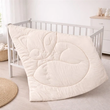 Ковдра Mirson зимова Односпальна 140x150 см Бавовна №0565 Sleepy Friends Леся (2200013033141)