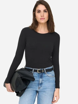 Лонгслив длинный женский ONLY 15369016-Black S Черный (5715829872107)