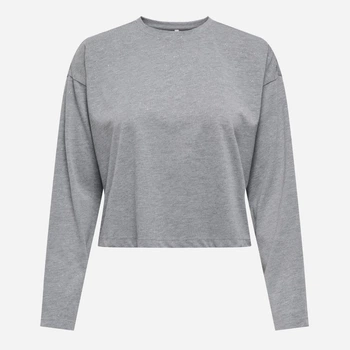 Лонгслів жіночий ONLY 15357717-Silver XS Світло-сірий (5715731908543)