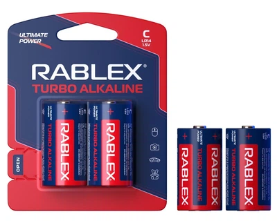 Батарейки LR14/C Rablex Turbo 2шт.