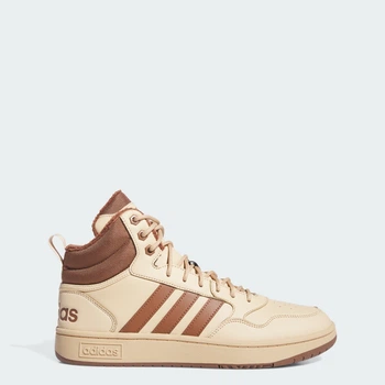 Мужские Кроссовки Hoops 3.0 Mid Lifestyle Basketball Classic Fur Lining adidas IH0164 42.5 (8.5 UK) бежевый (4067888716139)