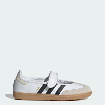 Женские Балетки Samba OG adidas JR1402 42 (8 UK) белый (4067907605574)