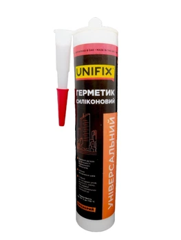 Герметик силіконовий універсальний UNIFIX (прозорий) 280 мл (UNIFIX)