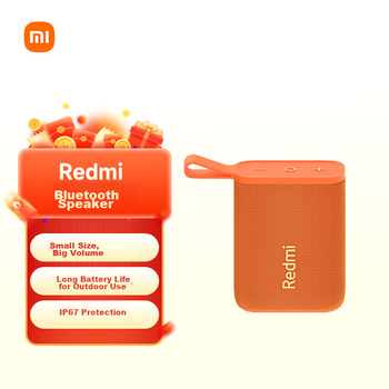 Bluetooth-колонка MI Redmi, помаранчева, аудіоколонка MI Speaker, тривалий час роботи від батареї, захист від пилу та води IP67, портативна колонка для вулиці з сабвуфером, високоякісна, подарунок, домашнє використання