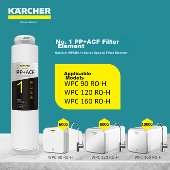 Фільтр KARCHER серії WPCRO-H зворотного осмосу з картриджем PP та вуглецевим волокном, для встановлення під мийку, сумісний з Huawei HiLink