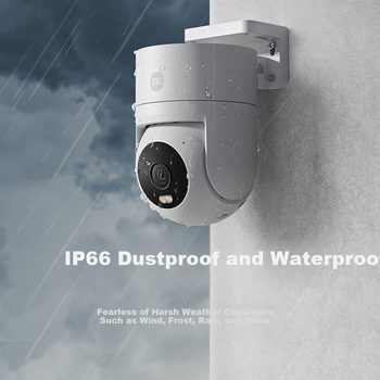 MI Smart Outdoor Camera 4C 3K, домашня камера відеоспостереження, 360-градусне охоплення з нічним баченням, 5 мільйонів пікселів повнокольорового нічного бачення, для використання на вулиці та у дворі сільської місцевості