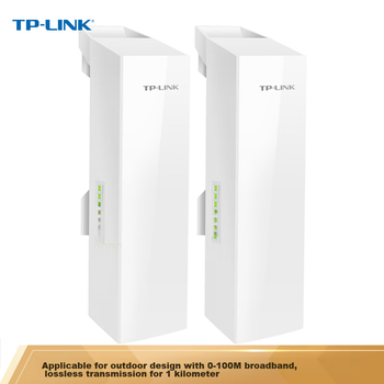 Комплект беспроводного моста TP-LINK (1 километр), Wi-Fi-соединение для видеонаблюдения на больших расстояниях, беспроводная точка доступа CPE, комплект TL-S2.