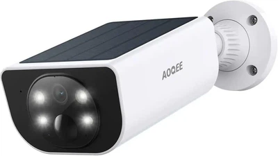 Камера відеонагляду зовнішня Wi-Fi AOQEE S1 з сонячною панеллю 3MP/2K (56776)