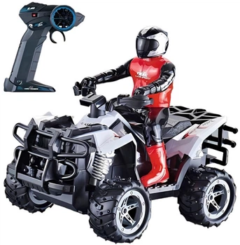 Радіокерований квадроцикл Woopie RC Трюковий 1:16 Білий (56874) (5906280656874)
