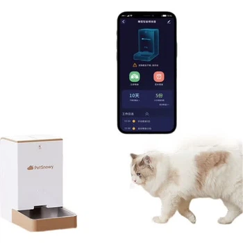 Кормушка PetSnowy автоматическая для кошек/собак с таймером интеллектуальная