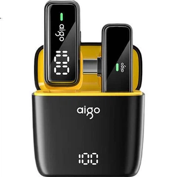 Микрофон Aigo S16 беспроводной с зажимом для смартфона Type-C