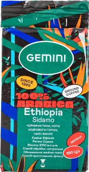 Кофе молотый Gemini Ethiopia Sidamo 250 г (4820156433615)